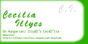 cecilia illyes business card